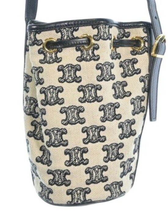 Celine Shoulder Bag Black Off-white - Picture 2 of 10